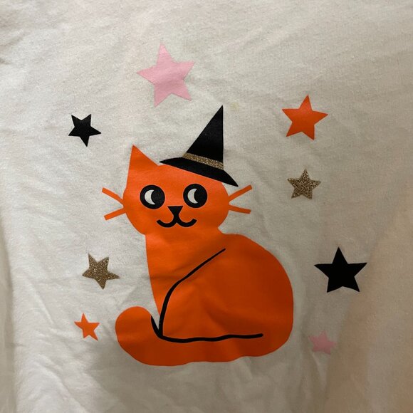 Cat & Jack Long Sleeve Shirt Girls Halloween Cat MUST BE BUNDLED, MARKED DOWN - Picture 2 of 4